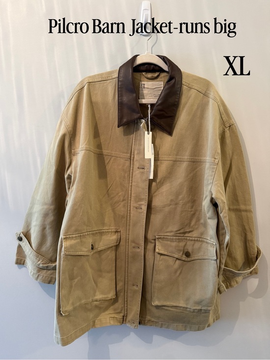 Pilcro Jackets & Blazers - Anthropologie Pilcro Barn Jacket - Tan